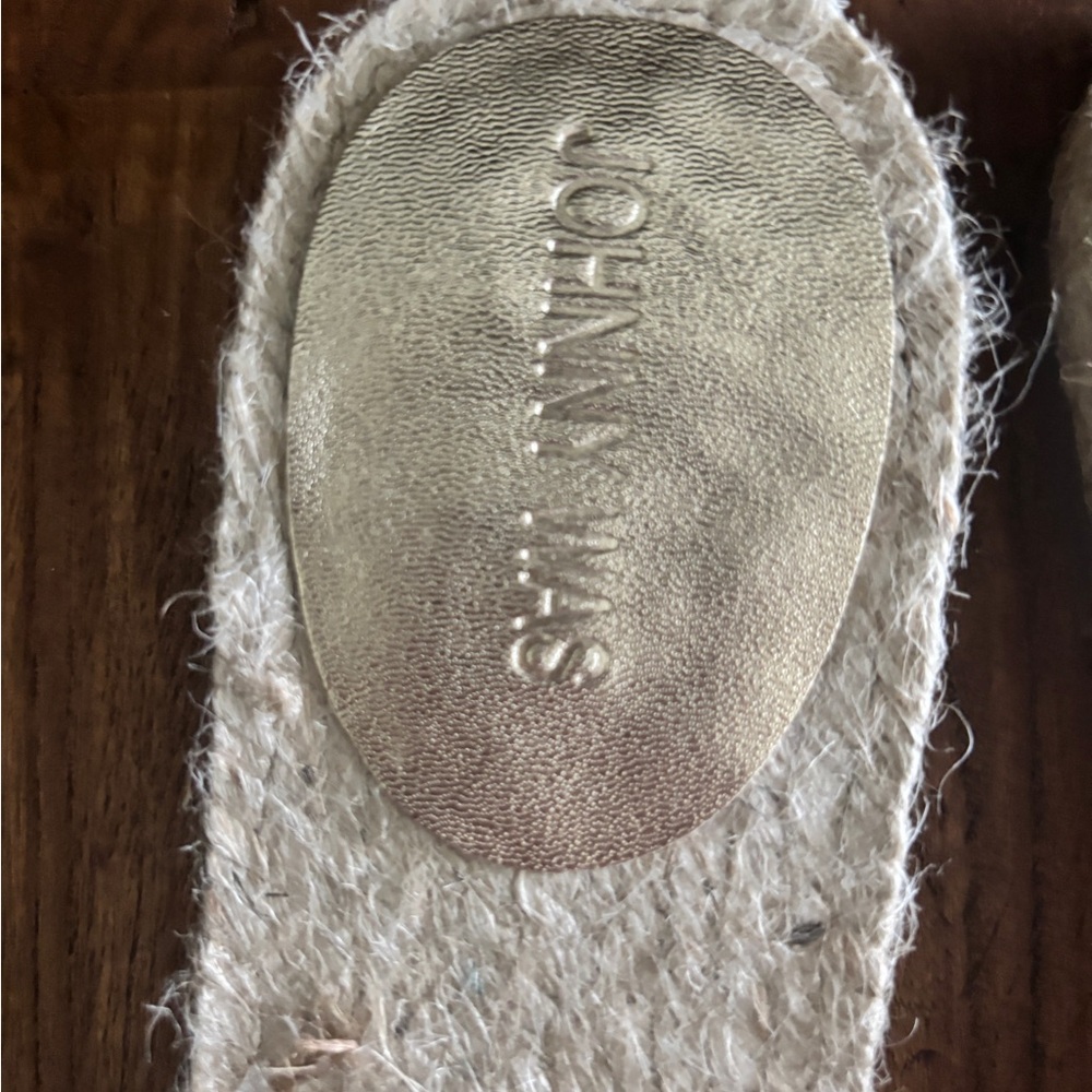 Johnny Was Pink Embroidered Crane Slide Sandals - Picture 2 of 8